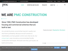 Tablet Screenshot of pmcconstruction.co.uk