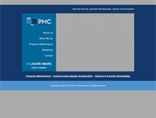 Tablet Screenshot of pmcconstruction.com